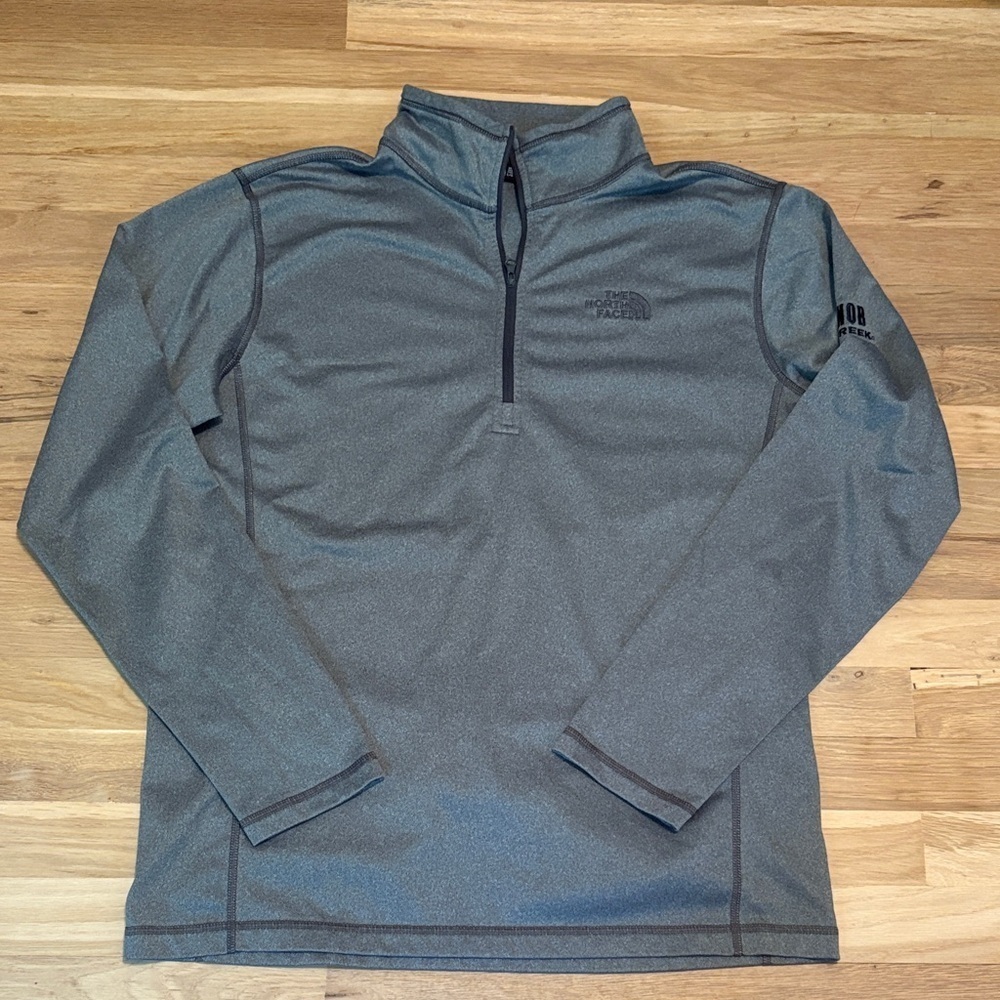 The North Face Charcoal 1/4 Zip Long Sleeve Performance Jacket Men’s L